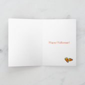 Kind met Halloween Jack O' Lantern Kaart (Binnen)