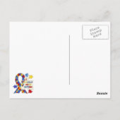 Kind met het Lint van de Voorlichting van het Briefkaart (Achterkant)