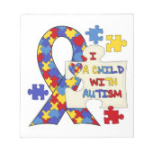 Kind met het Lint van de Voorlichting van het Notitieblok (Voorkant)