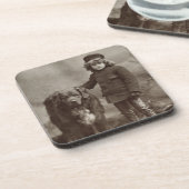 Kind met hond, C1885 Drankjes Onderzetter (Linkerzijde)