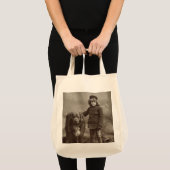 Kind met hond, C1885 Tote Bag (Voorkant (product))