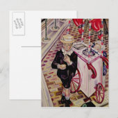 Kind met ijskap briefkaart (Voorkant / Achterkant)