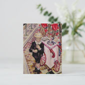 Kind met ijskap briefkaart (Staand voorkant)