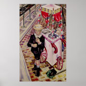 Kind met ijskap poster (Voorkant)