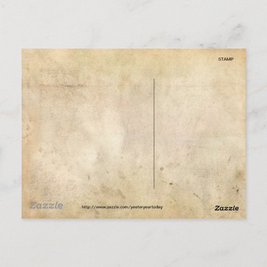 Kind met kat briefkaart (Achterkant)