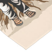 Kind met Keffiyeh Palestina Vlag en Olijfboom Korte Tafelloper (Hoek)