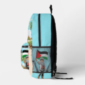 Kind met Keffiyeh Palestine Vlag Bedrukte Rugzak (Rechts)