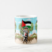 Kind met Keffiyeh Palestine Vlag Koffiemok (Center)