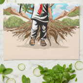 Kind met Keffiyeh Palestine Vlag Theedoek (Gevouwen)