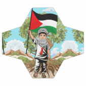 Kind met Keffiyeh Palestine Vlag Voetbal (Enkel)