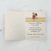 Kind met Kerstboom Vintage Illustratie Kunst (Binnen)