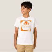 Kind met korte buisjes t-shirt (Voorkant volledig)