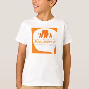 Kind met korte buisjes t-shirt