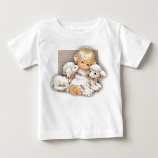 Kind met lammeren (Voorkant)