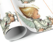 Kind met lammeren cadeaupapier (Rol Hoek)