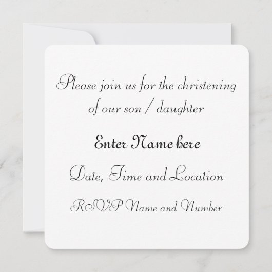 Kind met lammeren kaart (Achterkant)