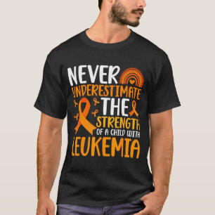 Kind met leukemie krijger leukemie bewustzijn t-shirt