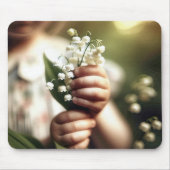 Kind met Lily of the Valley Bunch Muismat (Voorkant)