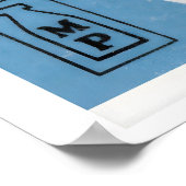 Kind met melk luciferdoosje kunstprint poster (Hoek)