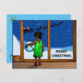 KIND MET MOGELIJKHEDEN VAN Slipperywindow Briefkaart (Voorkant / Achterkant)