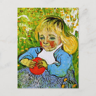 Kind met Oranje Van Gogh Fine Art Briefkaart