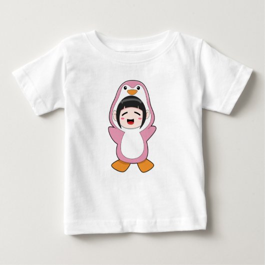 Kind met Penguin Costume (Voorkant)