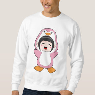 Kind met Penguin Costume Trui
