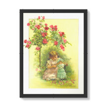 kind met pop en Rozen verhalenboek pagina