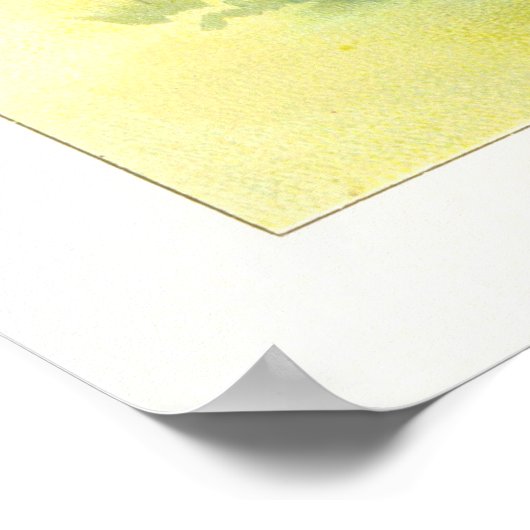 kind met pop en Rozen verhalenboek pagina Poster (Hoek)