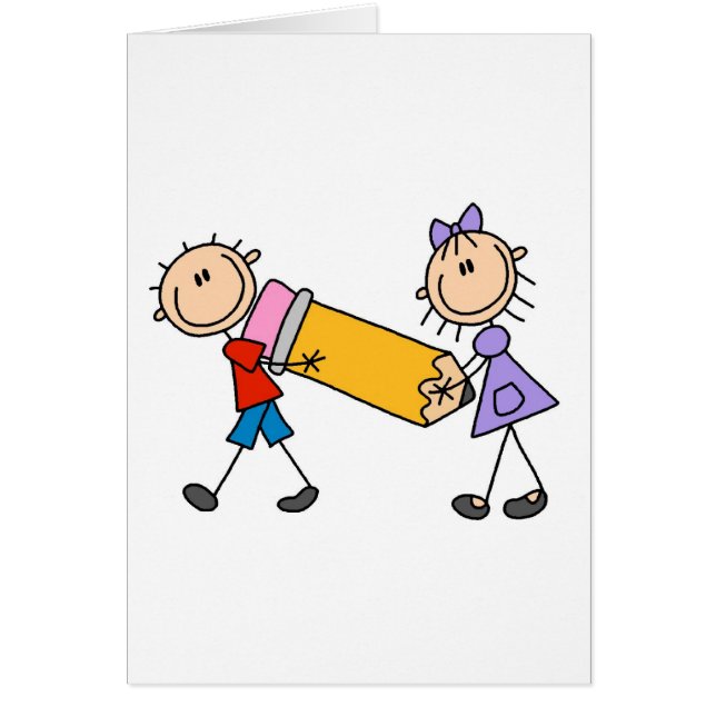 Kind met potlood (Voorkant)