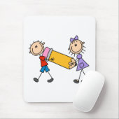 Kind met potlood muismat (Met muis)