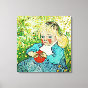 Kind met Sinaasappel, 1890. Vincent van Gogh Canvas Afdruk