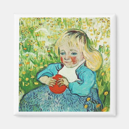 Kind met sinaasappel, 1890. Vincent van Gogh. Magneet (Voorkant)