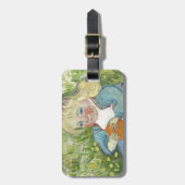 Kind met Sinaasappel, Vincent Van Gogh Bagagelabel (Voorkant verticaal)