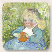 Kind met Sinaasappel, Vincent Van Gogh Bier Onderzetter (Voorkant)