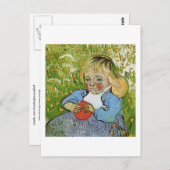 Kind met Sinaasappel, Vincent van Gogh Briefkaart (Voorkant / Achterkant)