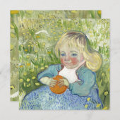 Kind met Sinaasappel, Vincent Van Gogh Feestdagenkaart (Voorkant / Achterkant)