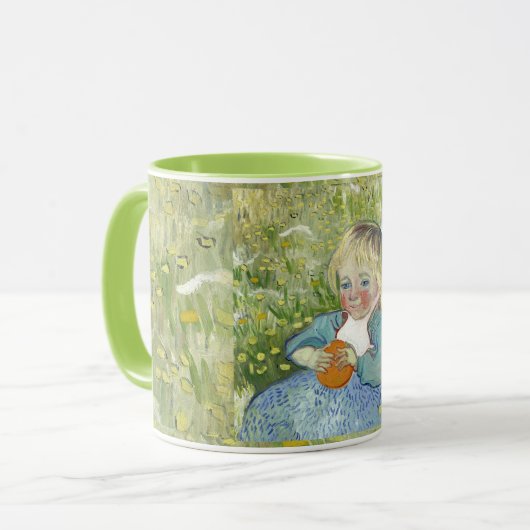 Kind met Sinaasappel, Vincent Van Gogh Mok (Voorkant links)