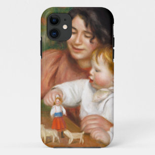Kind met speelgoed schilderij van Auguste Renoir Case-Mate iPhone Case