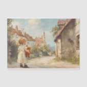 Kind met Teddybeer 2 Decoupage papier (Voorkant)