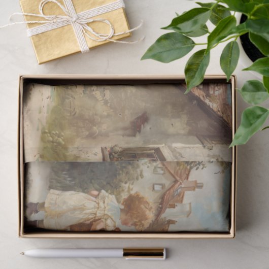 Kind met Teddybeer 2 Decoupage papier (Geschenk)