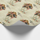 KIND MET TOYS EN CHRISTMASGIFTEN CADEAUPAPIER (Hoek)