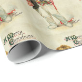 KIND MET TOYS EN CHRISTMASGIFTEN CADEAUPAPIER (Rol Hoek)