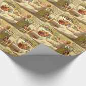 KIND MET TOYS EN CHRISTMASGIFTEN CADEAUPAPIER (Hoek)