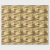 KIND MET TOYS EN CHRISTMASGIFTEN CADEAUPAPIER (Vlak)