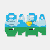 Kind miniatuur golf Birthday party aangepast Bedankdoosjes (Uitgevouwen)