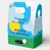 Kind miniatuur golf Birthday party aangepast Bedankdoosjes (Geopend)