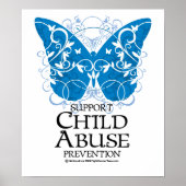 Kind: Misbruik Butterfly Poster (Voorkant)