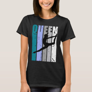 Kind Modern Dance Queen Birthday Blauwgroen Green T-shirt