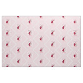 Kind monogrammed "V" roze gier Stof (Fat Quarter)